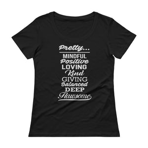 Pretty Mindful Ladies' Scoopneck T-Shirt