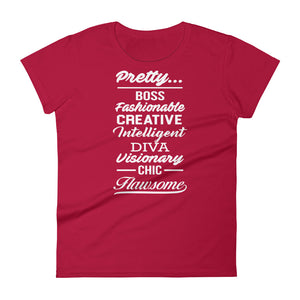 Pretty Boss Women's short sleeve t-shirt