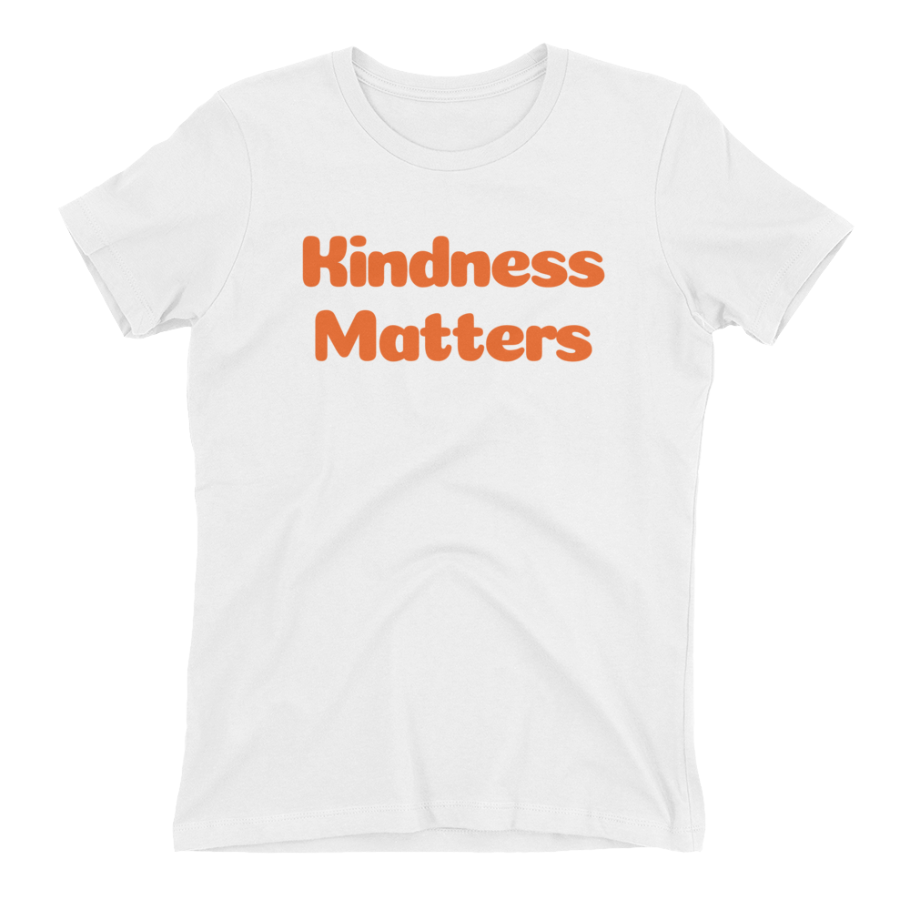 Kindness Matters Fitted Boyfriend Women's t-shirt